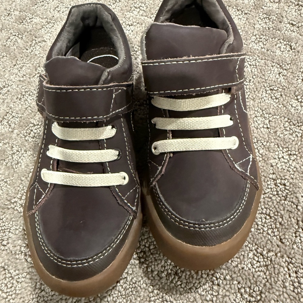 Pediped Kids Brown Leather Shoes